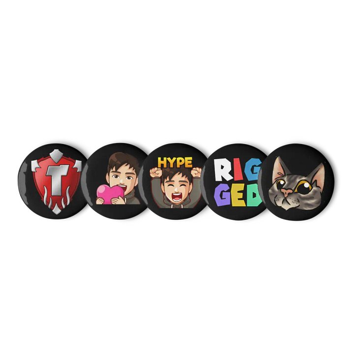 Set of 5 emote pins product image (3)