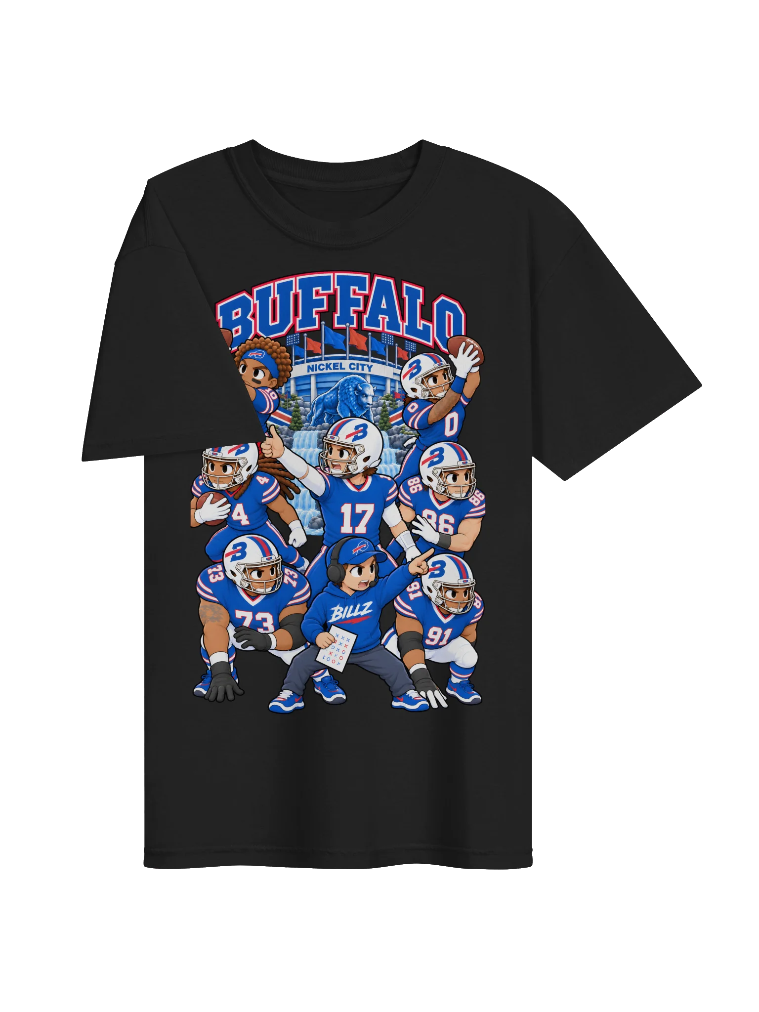 Buffalo Football Animated Player T-Shirt product image (11)