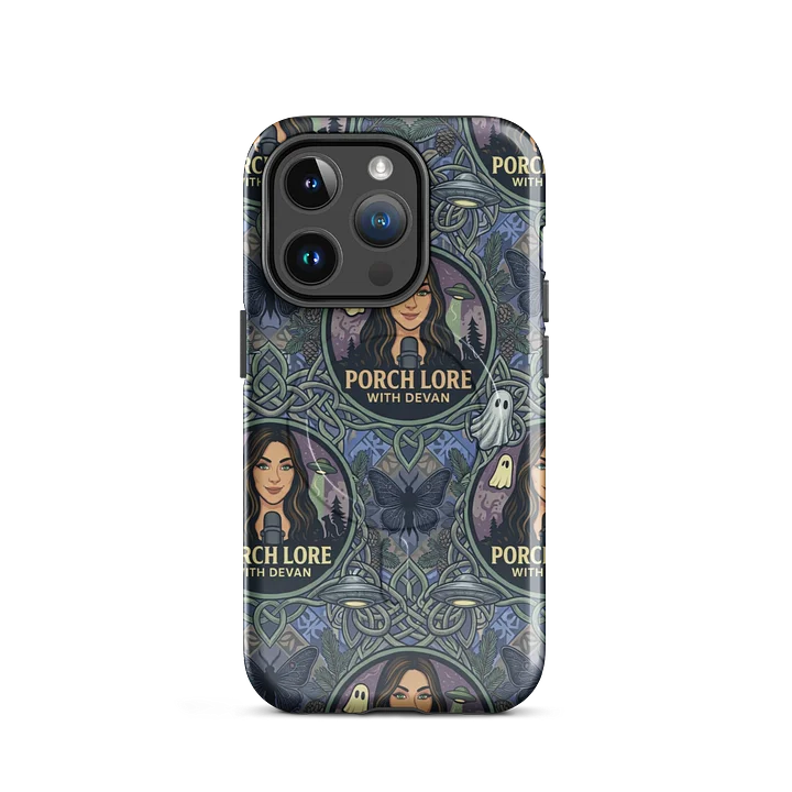 PORCH LORE DEVAN PERIWINKLE MOTH iPHONE CASE product image (2)
