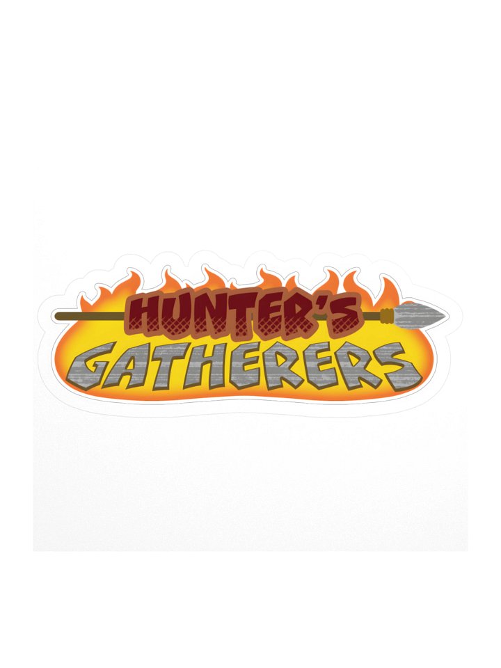 Hunter's Gatherers Wide Logo Sticker product image (1)