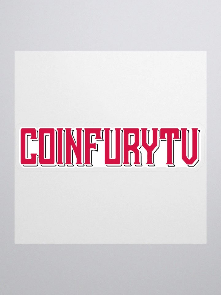 CoinFuryTV Branded Sticker product image (1)