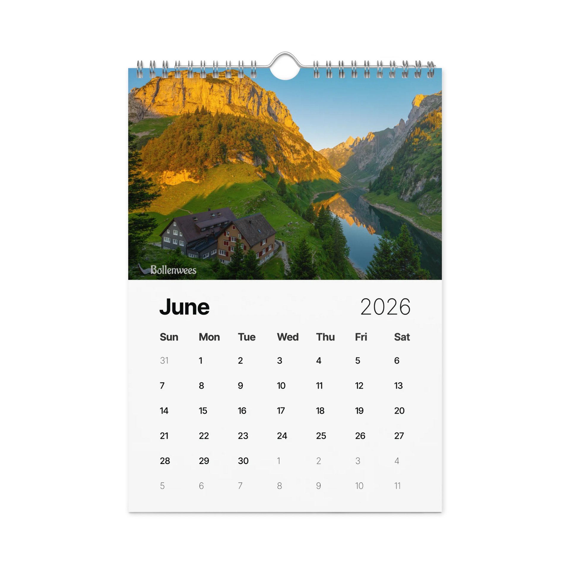 Swiss Landscapes Calendar 2026 product image (7)