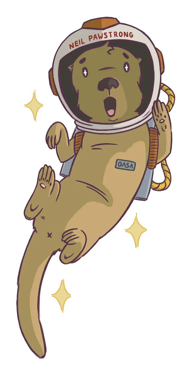 sticker : otternaut product image (1)