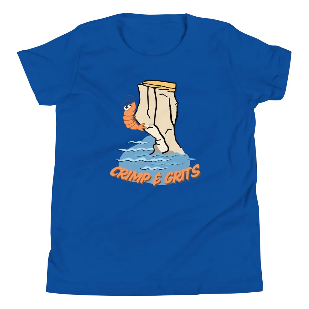 Crimp and Grits - Youth Climbing T-Shirt product image (48)