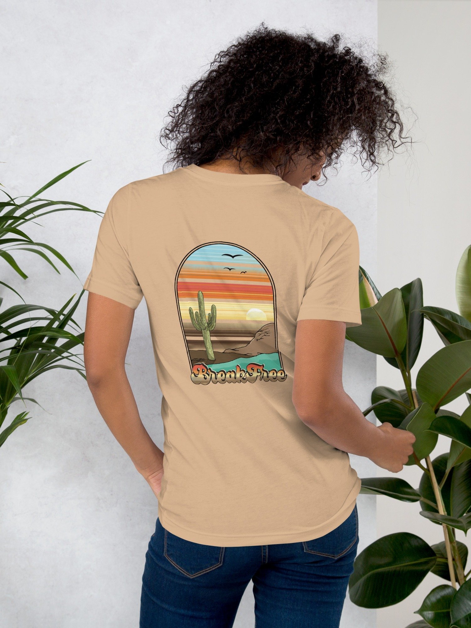 Soft Unisex T shirt - Break Free Cactus product image (26)