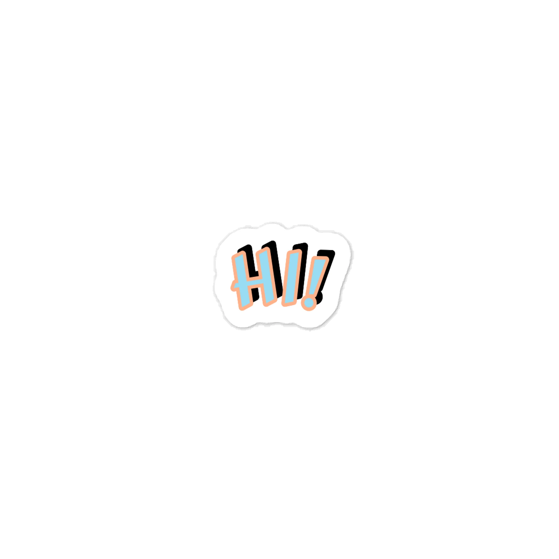 HI! Sticker product image (1)
