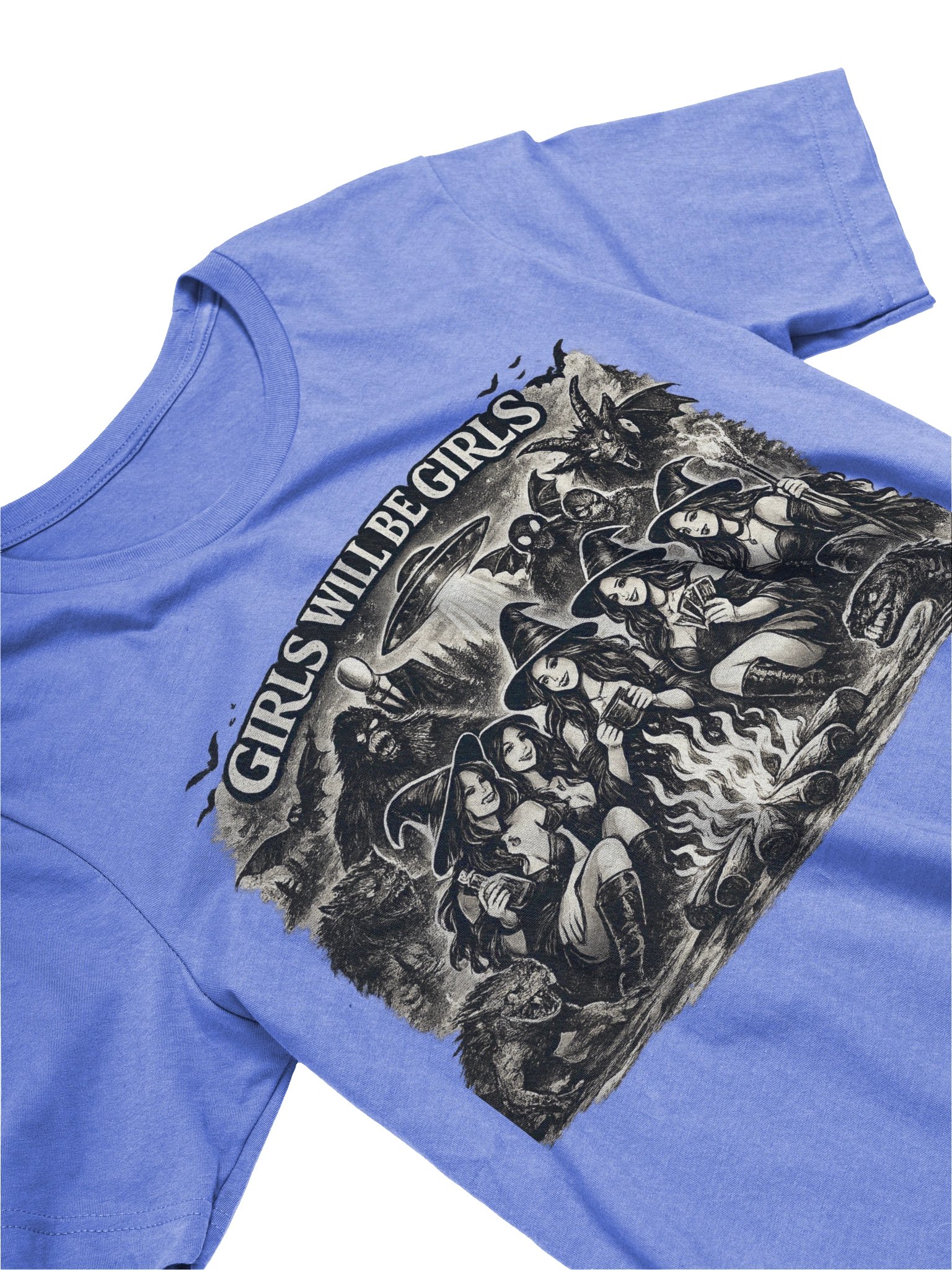 GIRLS WILL BE GIRLS SUPER SOFT T-SHIRT (HEATHERED COLORS PT.1) product image (3)