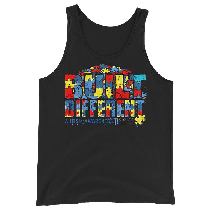 Built Different: Autism Awareness Tank Top product image (1)