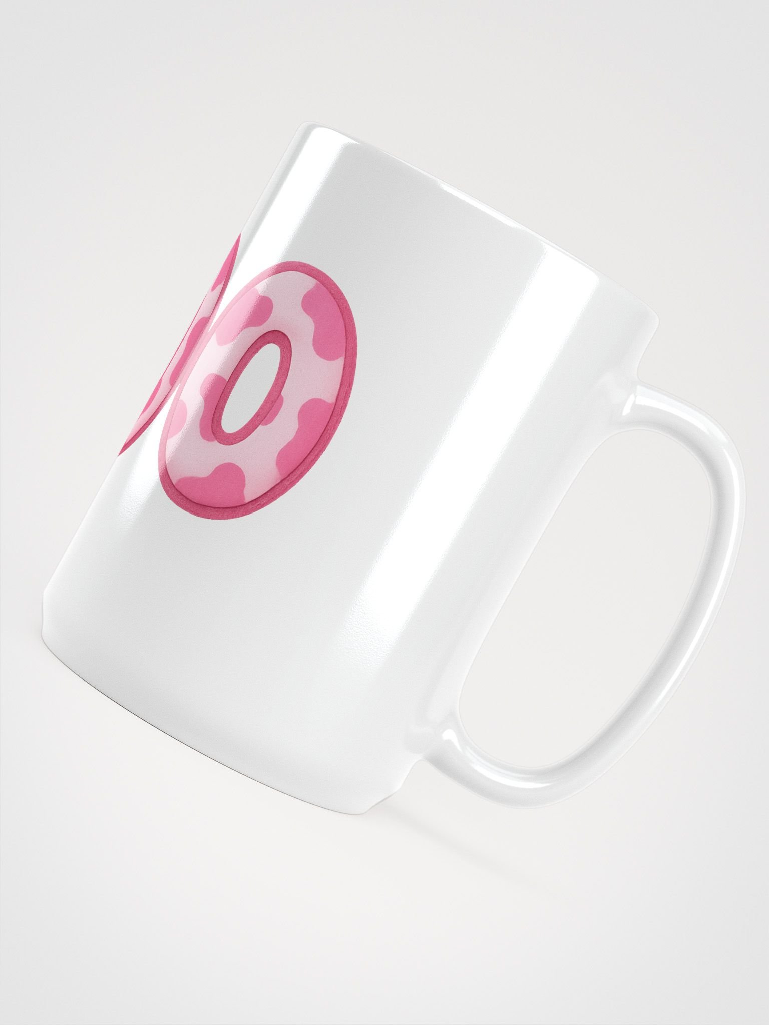 Moo Print White Glossy Mug product image (5)
