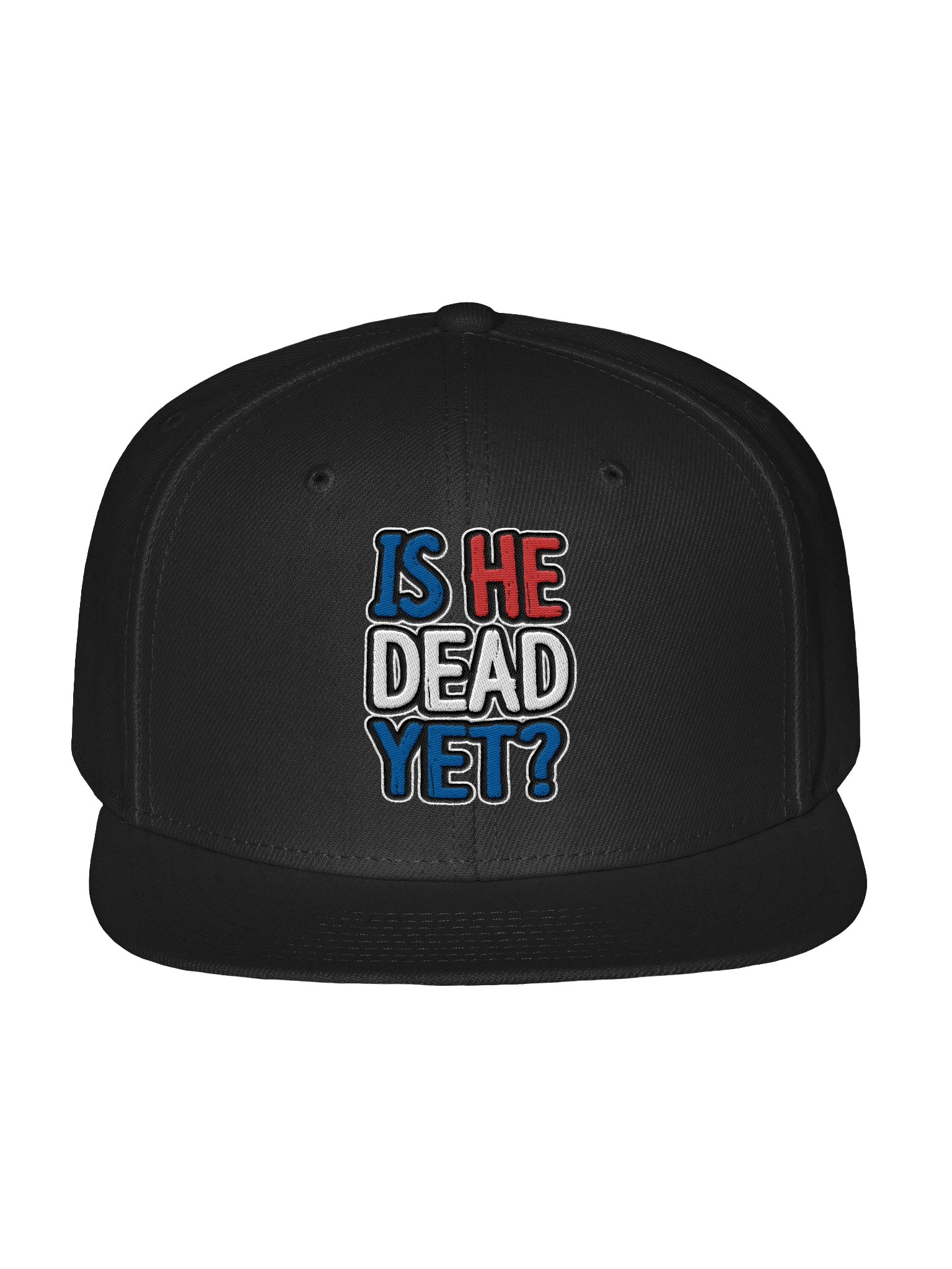 "Is He Dead Yet?" Structured Baseball Cap product image (1)
