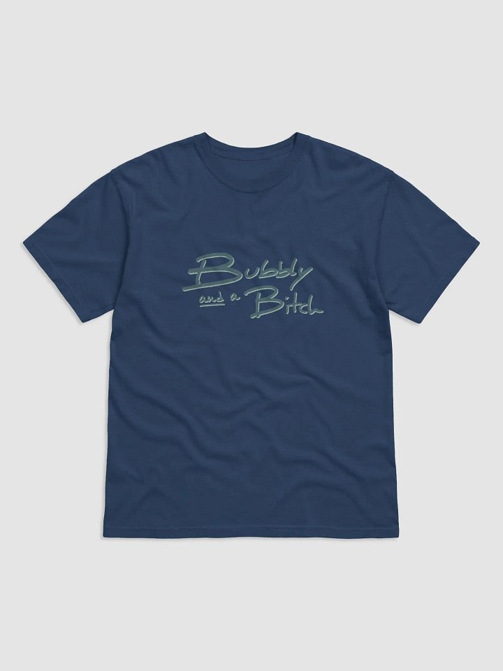 Bubbly and a B*tch (fir shadow design) garment-dyed tee product image (18)