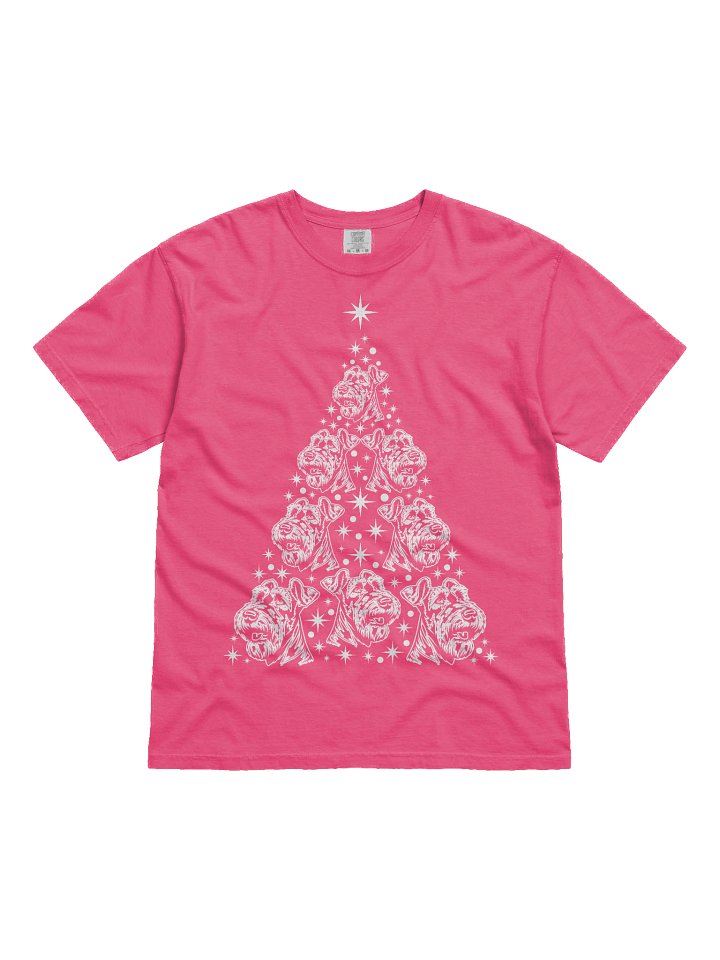 Airedale Terrier Christmas Tree T-Shirt product image (2)