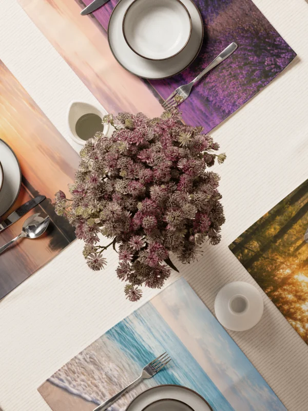 Peaceful-scapes Placemats (Set of 4) – Art for the Everyday Table product image (2)