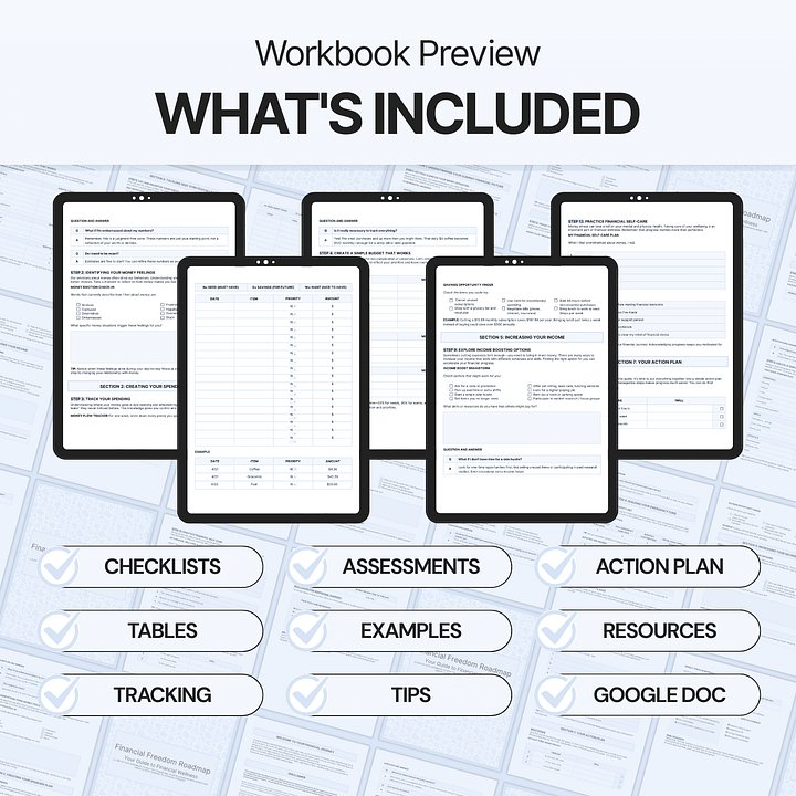 Financial Freedom Roadmap - Google Docs product image (2)
