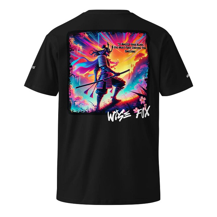 WiSE FOX “Master Your Blade” Black Tee product image (1)