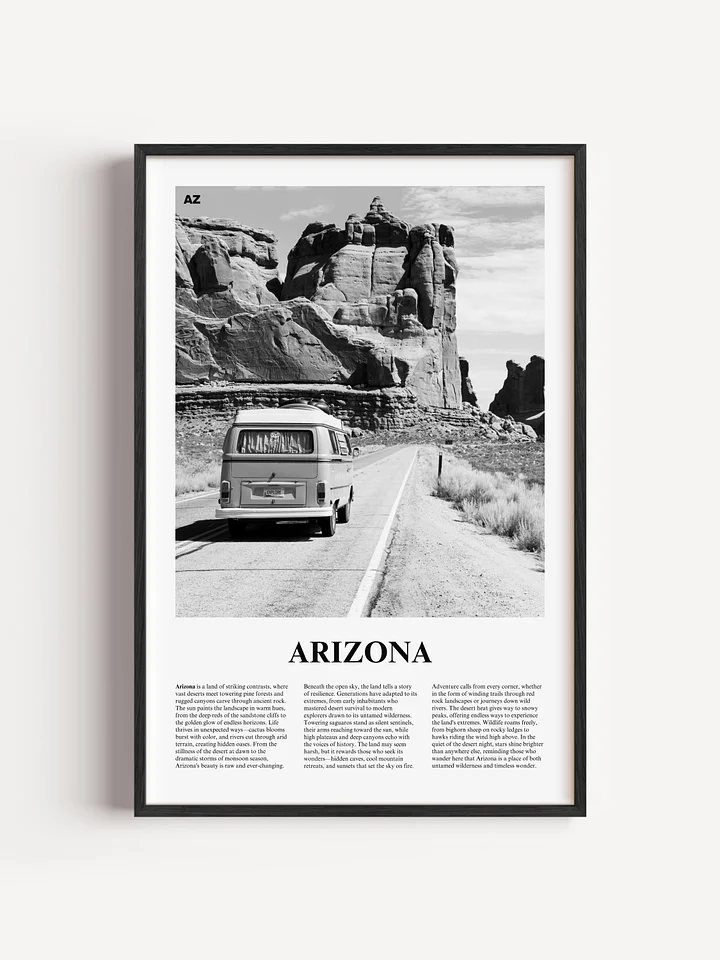 Arizona 03 Newspaper Poster | Framed product image (1)