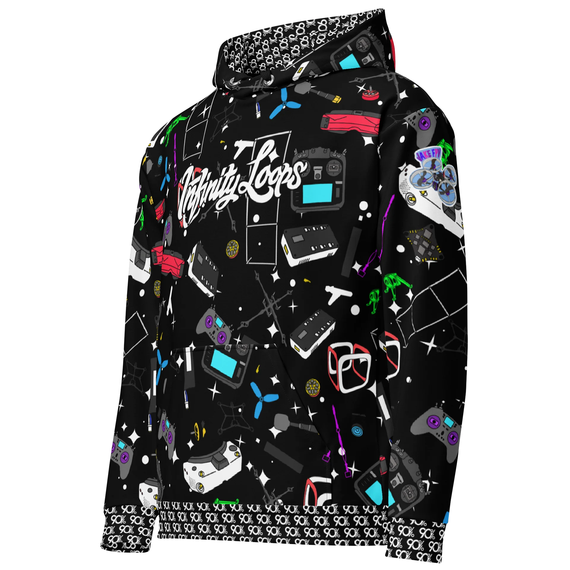 90%er Space Edition Micro FPV Hoodie product image (2)