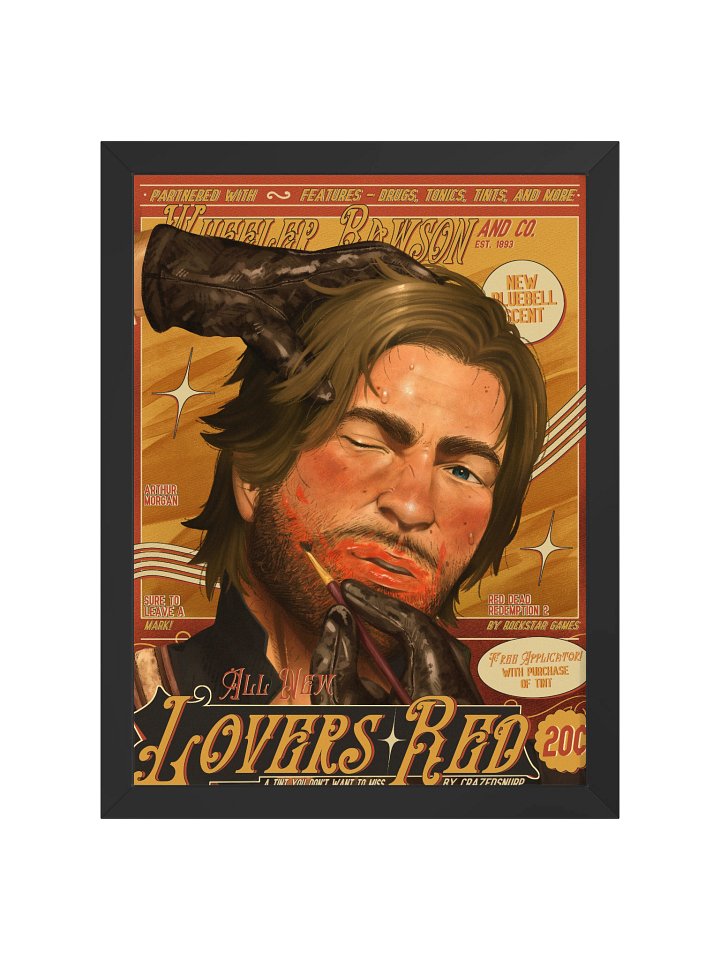 Marked Up Cowboy With Frame product image (1)