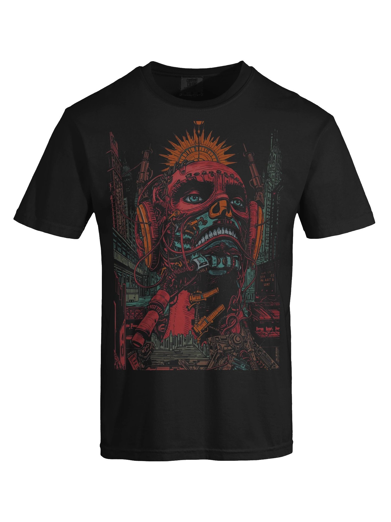 Cybernetic Soundwaves Heavyweight T-Shirt product image (2)