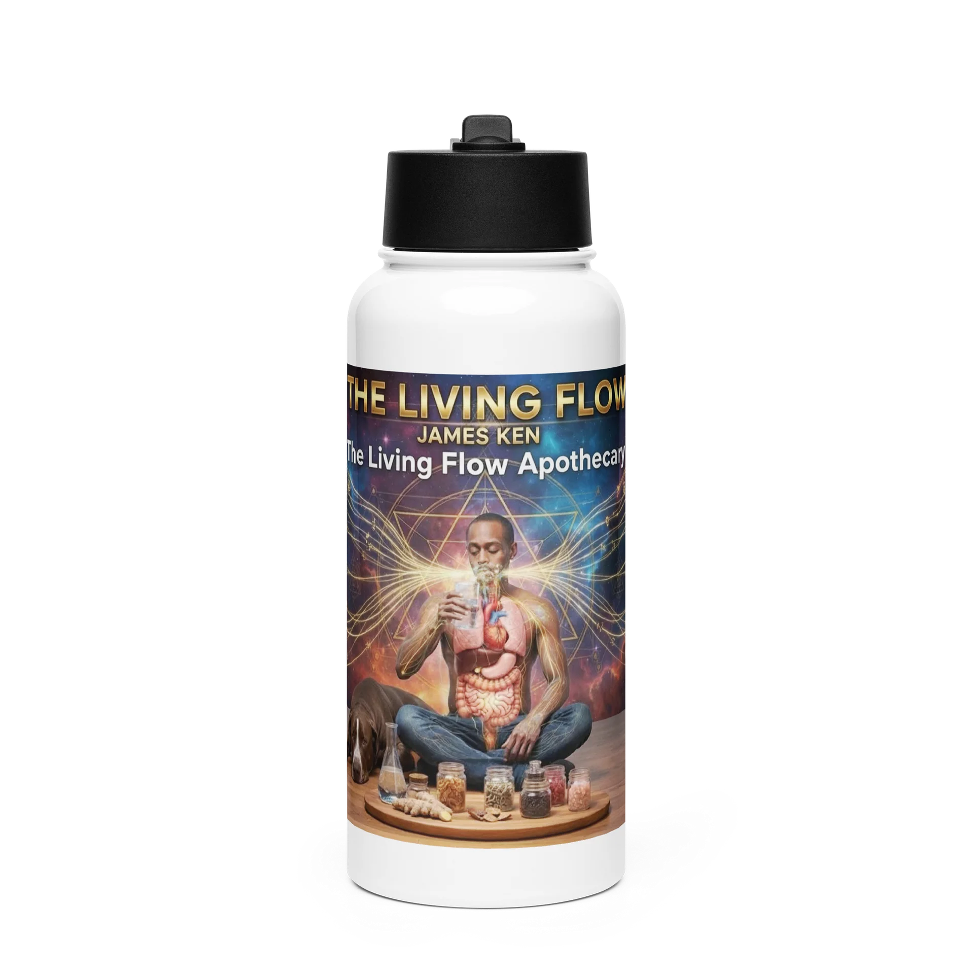 The Living Flow Apothecary Water Bottle product image (2)