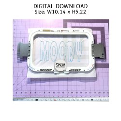 Moody Applique Embroidery Design product image (2)