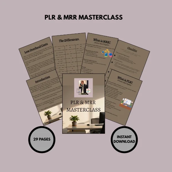 PLR & MRR Masterclass product image (1)