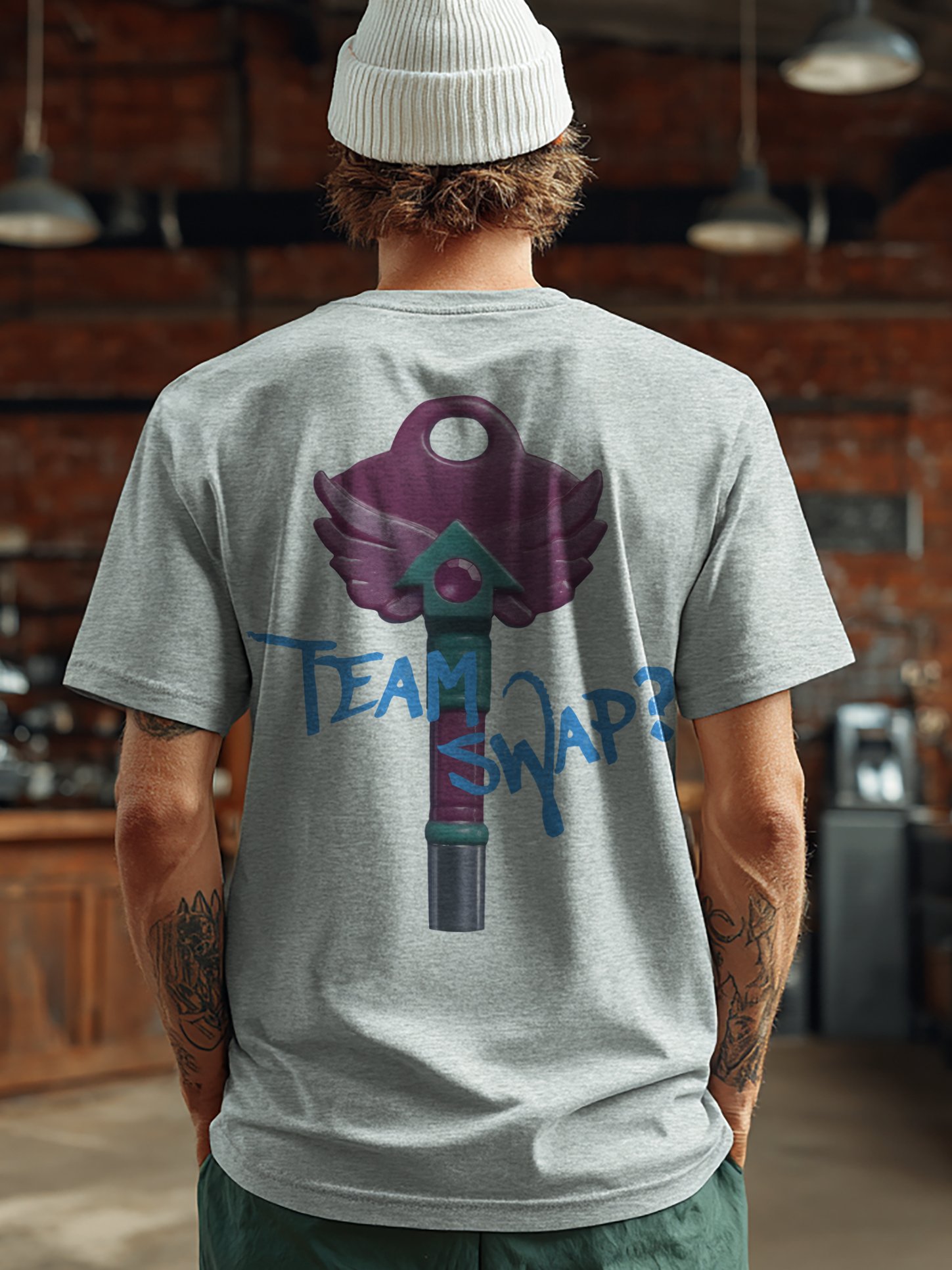 Squid Game Shirt blue Team product image (4)