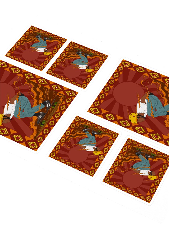Kiss-cut tuck sticker set product image (2)