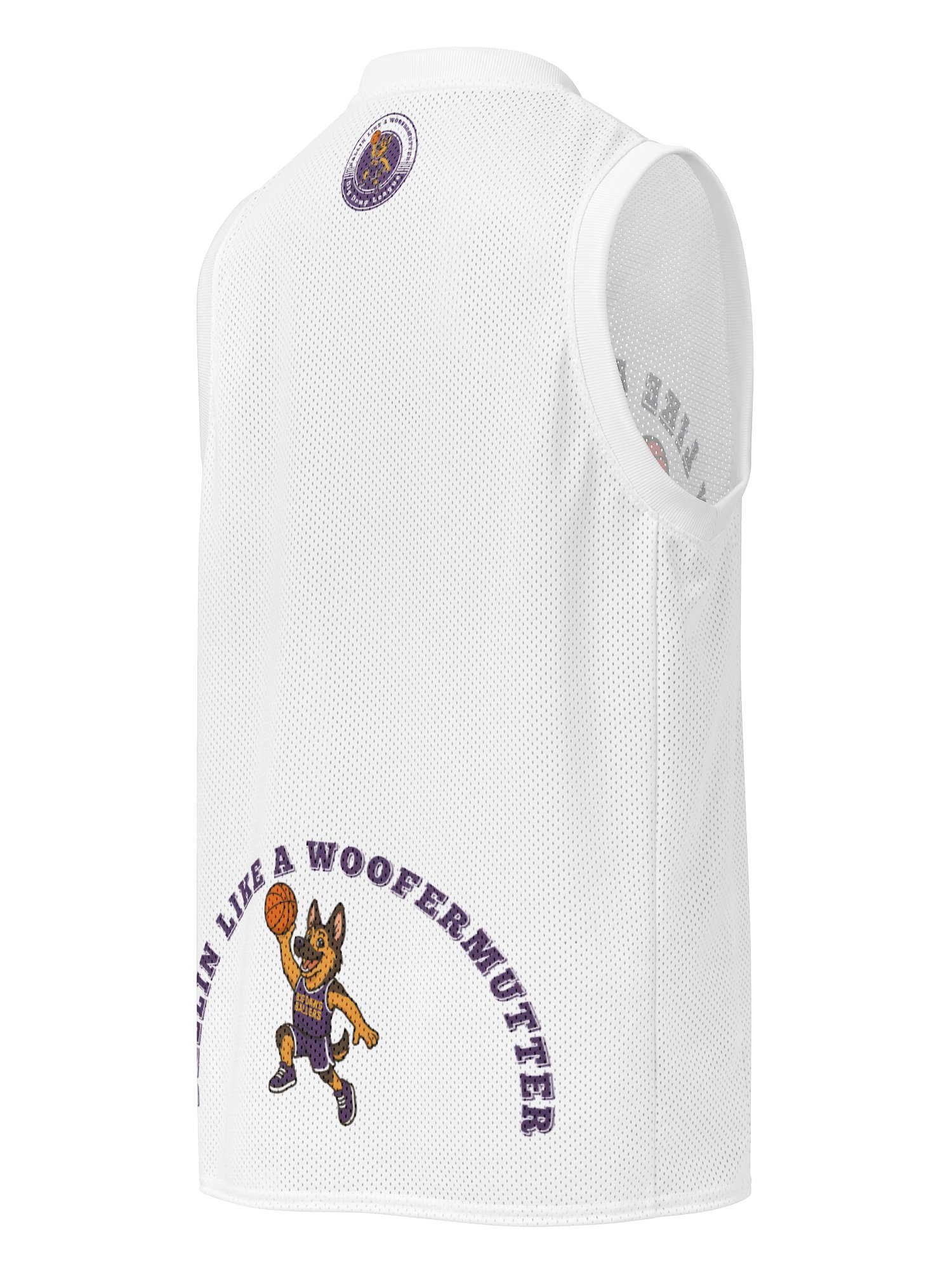 German Shepherd Ballin Like A WooferMutter™ Premium Basketball Jersey product image (3)