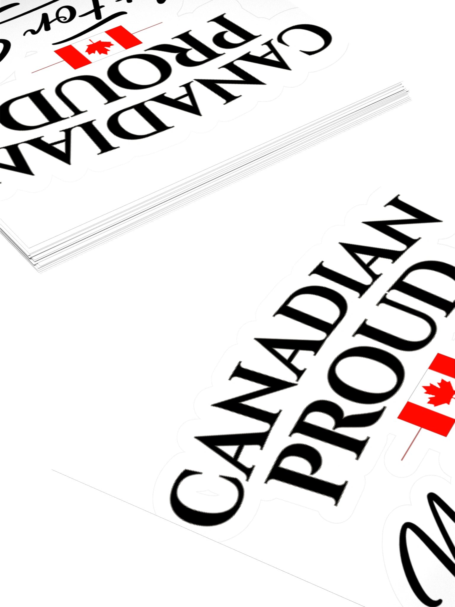 Canadian Proud – Not For Sale Sticker product image (10)