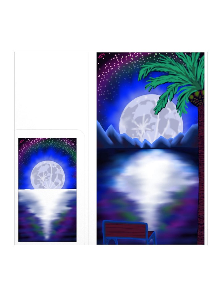 Blue Moon Over Lake product image (1)