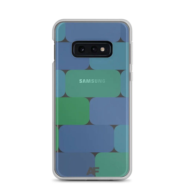 AF Blue-Green Stack Clear Samsung® Case product image (3)