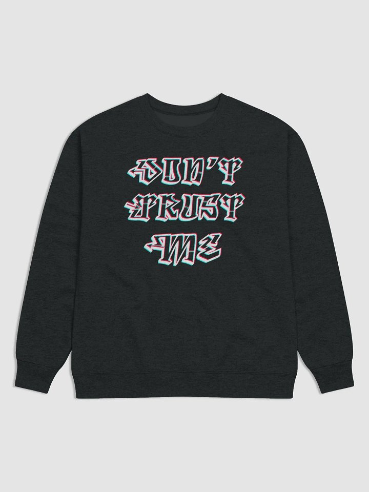 Trippy 3D Don't Trust Me Sweater product image (1)