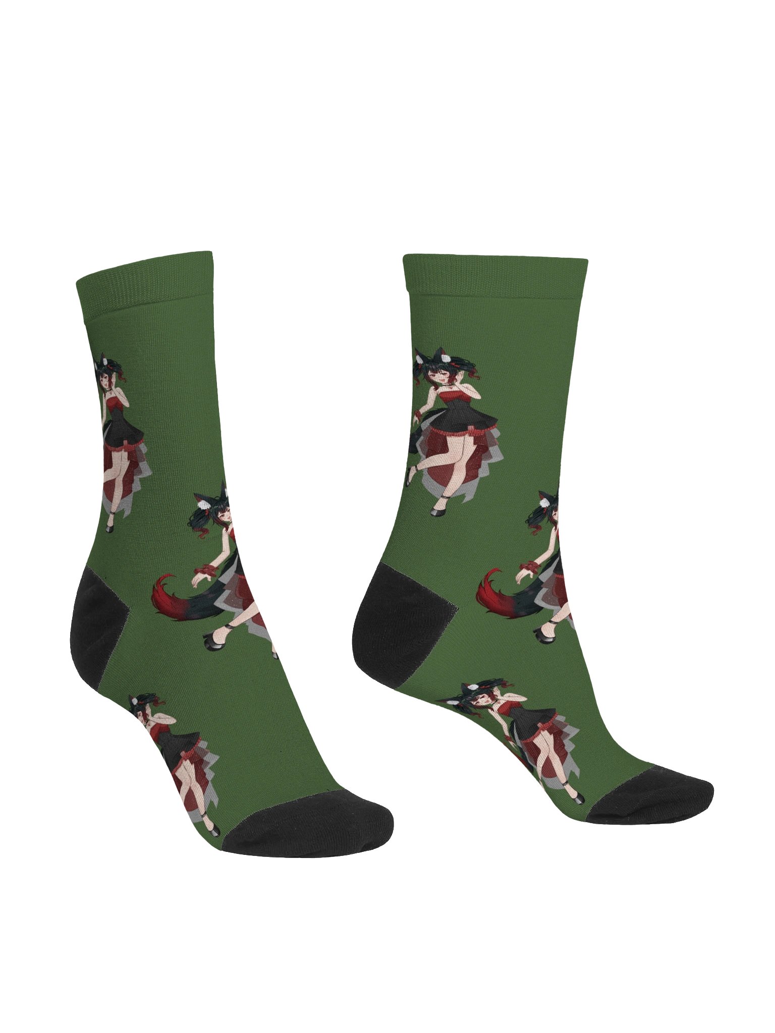 Pretty Fox — Collage Crew Socks product image (3)