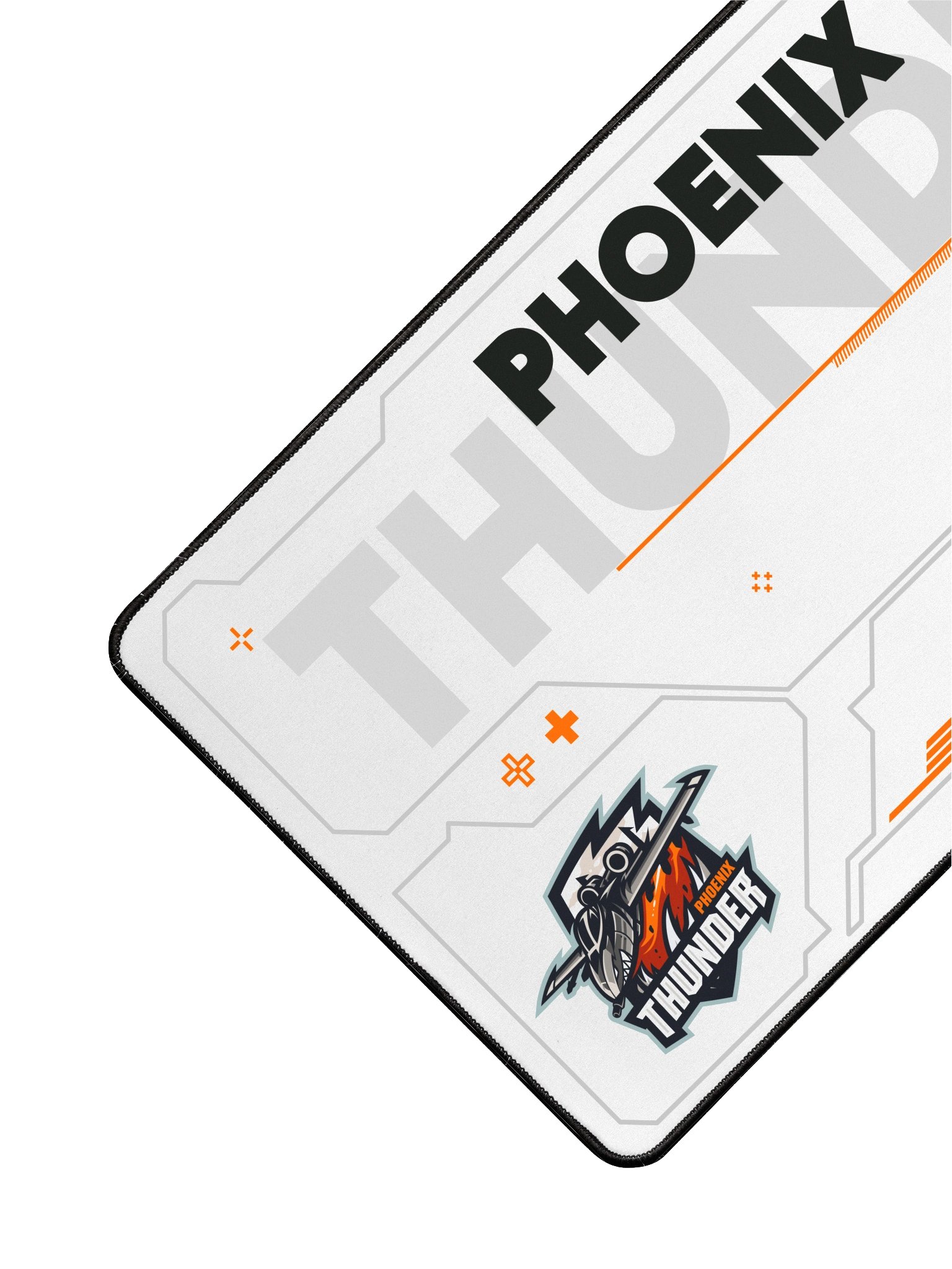 Phoenix Thunder White Desk Mat product image (3)