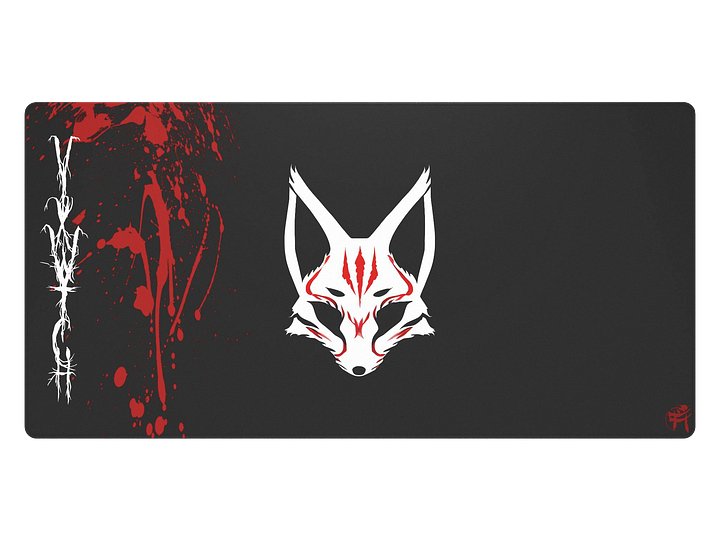 【VIXWYTCH】 Fox Mask Metal Desk Mat 36