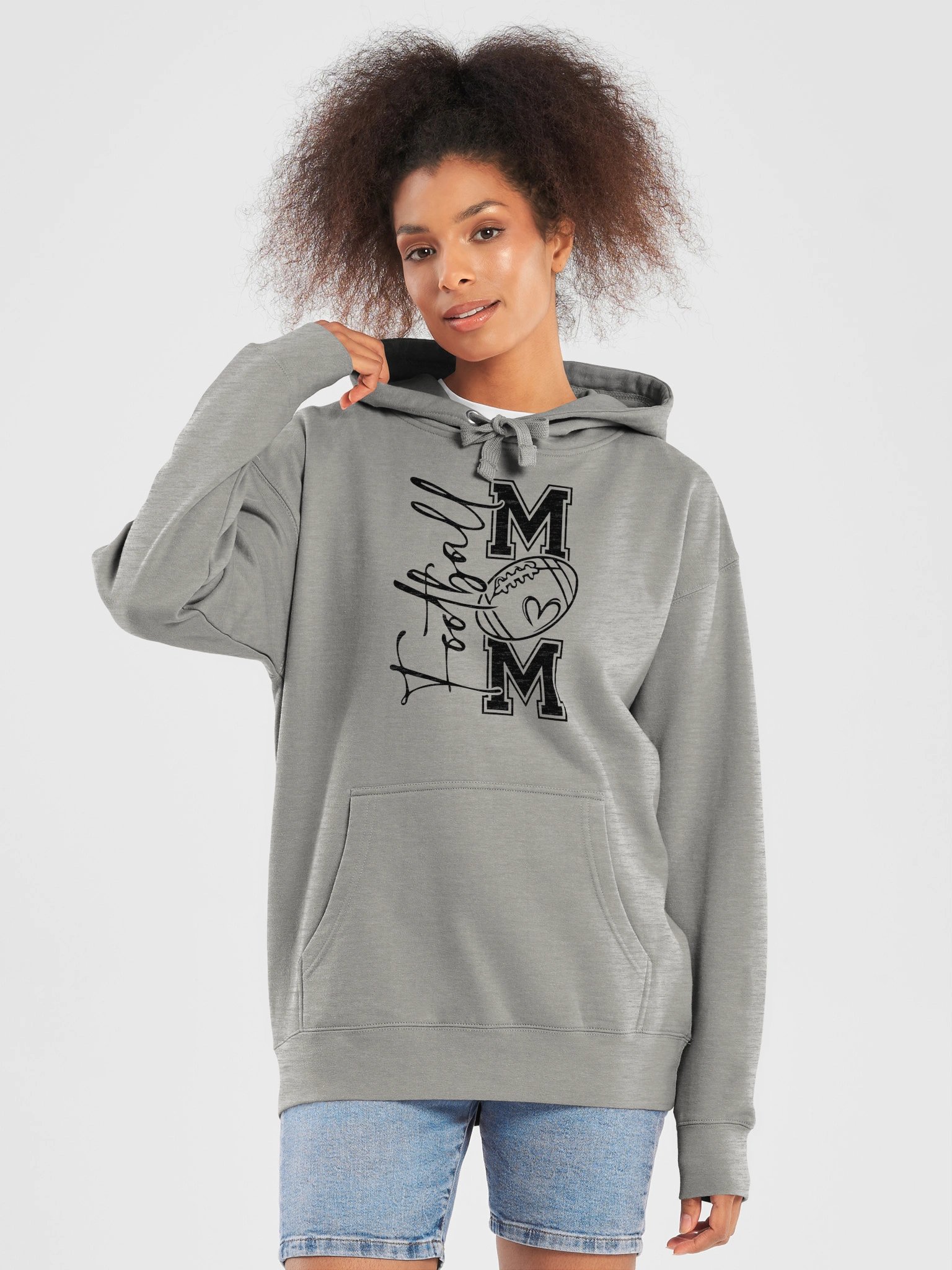 Football Mom Premium Hoodie | Game Day Football Mama Sweatshirt ❤️ product image (5)