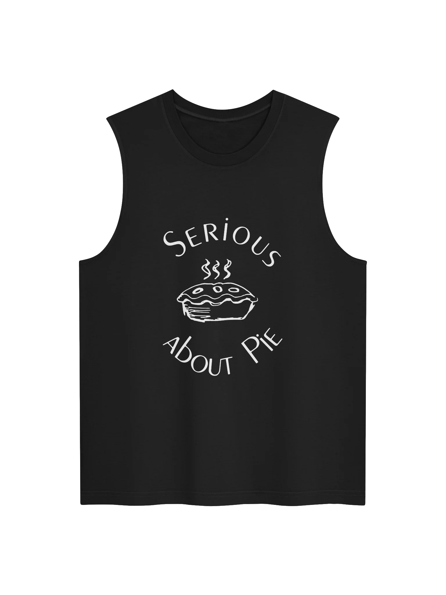Serious About Pie Muscle Tank, Dark product image (1)