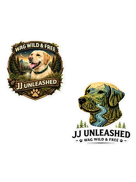 JJ Unleashed Adventure Sticker Pack – Wag Wild & Free