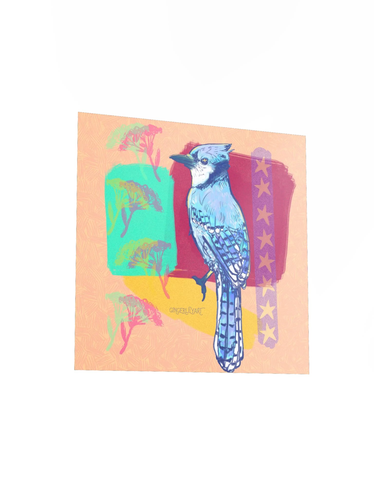 blue jay print product image (12)