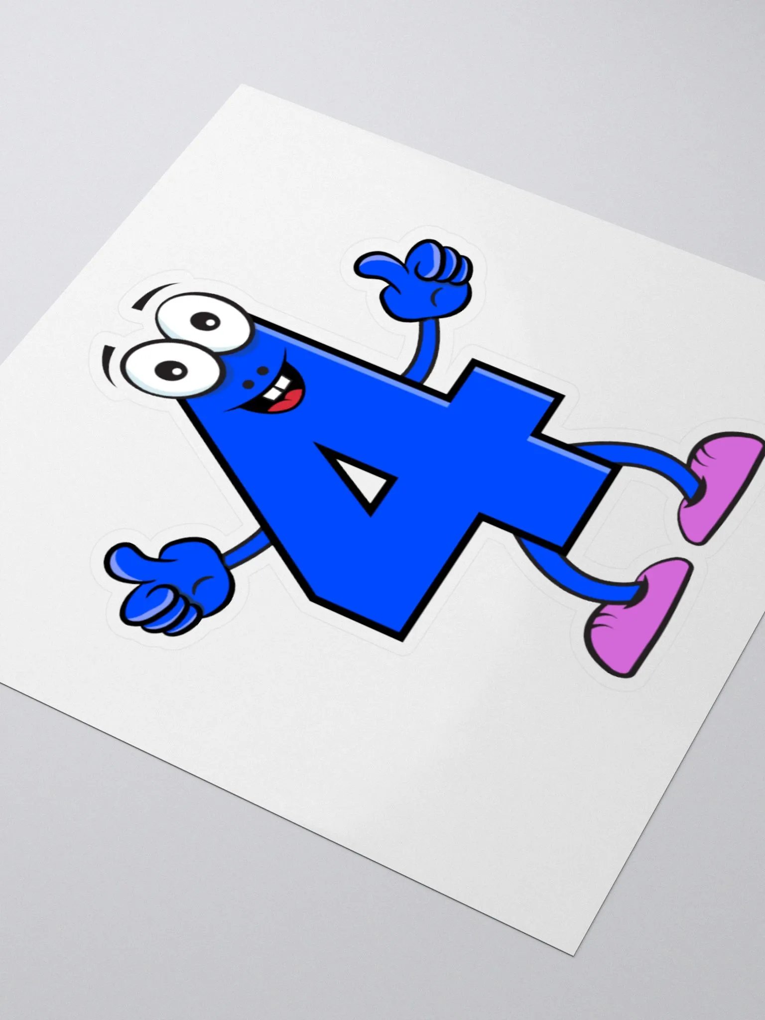 NUMBER 4 THUMBS-UP STICKER product image (8)