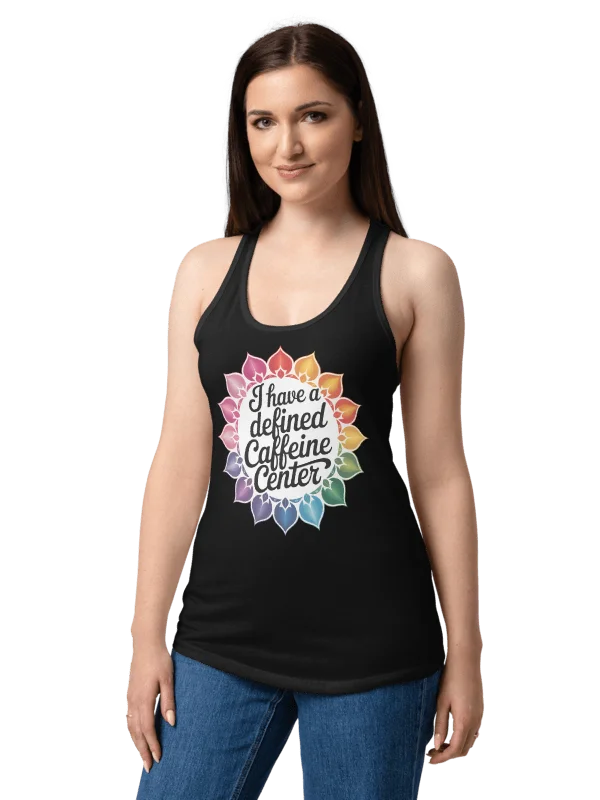 Defined Caffeine Center Human Design Funny Tank Top product image (1)