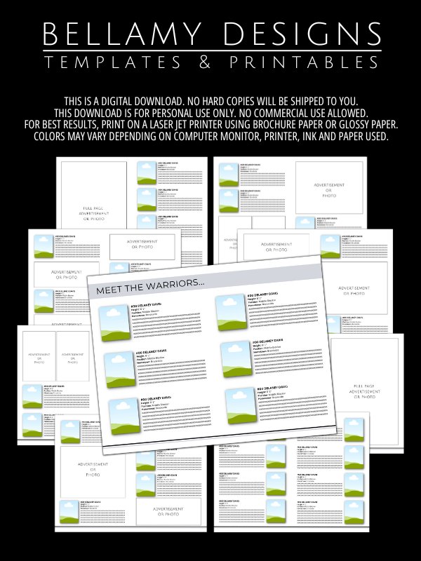 Multi-Page Bi-Fold Program or Brochure Template product image (8)