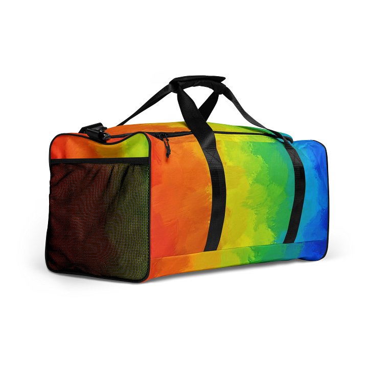 Rainbow Gradient All-Over Duffle Bag product image (2)