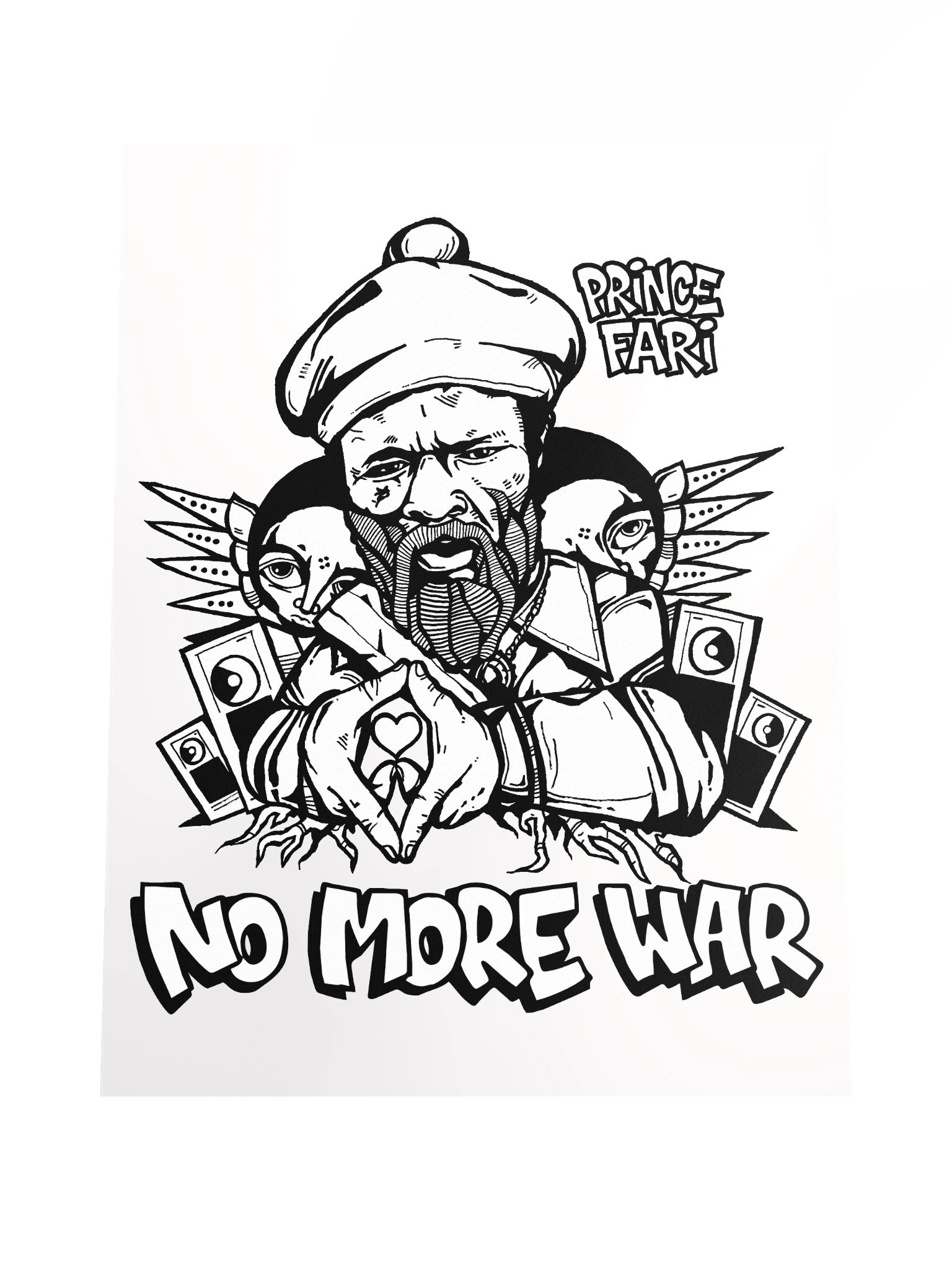 Prince Far I Poster by RasTerms37 (Black White) product image (4)