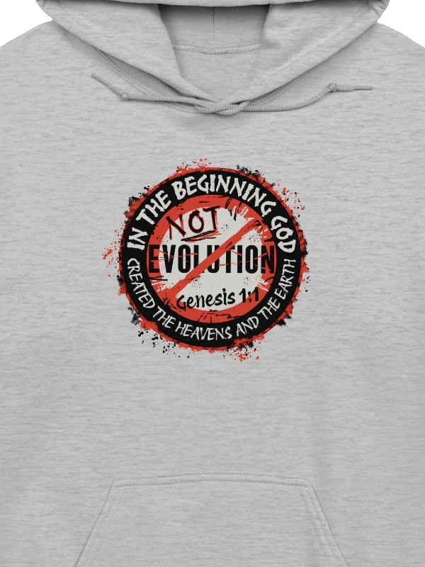In The Beginning God, Not Evolution Hoodie product image (2)