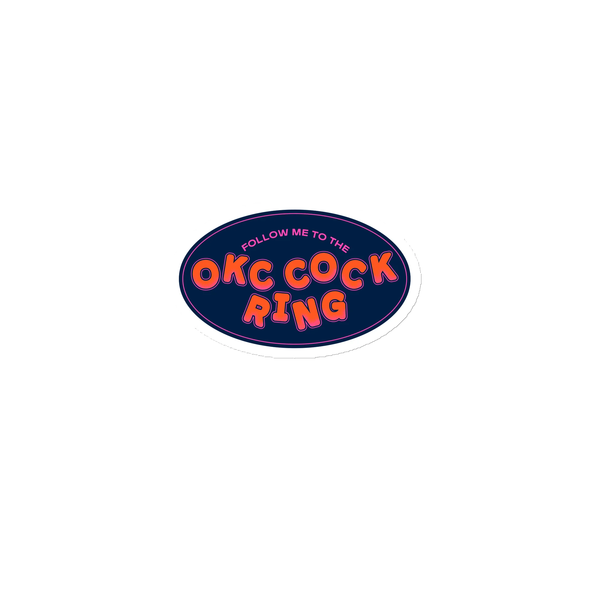Follow Me to the OKC Cock Ring Magnet product image (1)