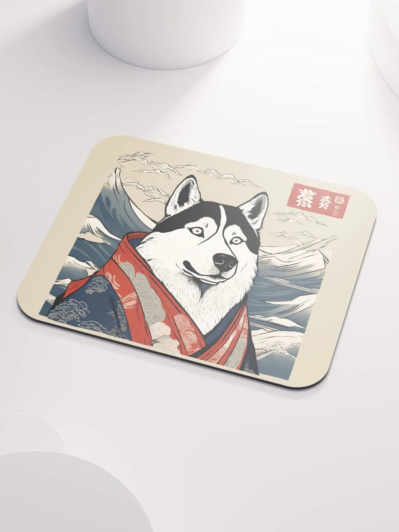 Funny Husky Oriental Mouse Pad product image (4)