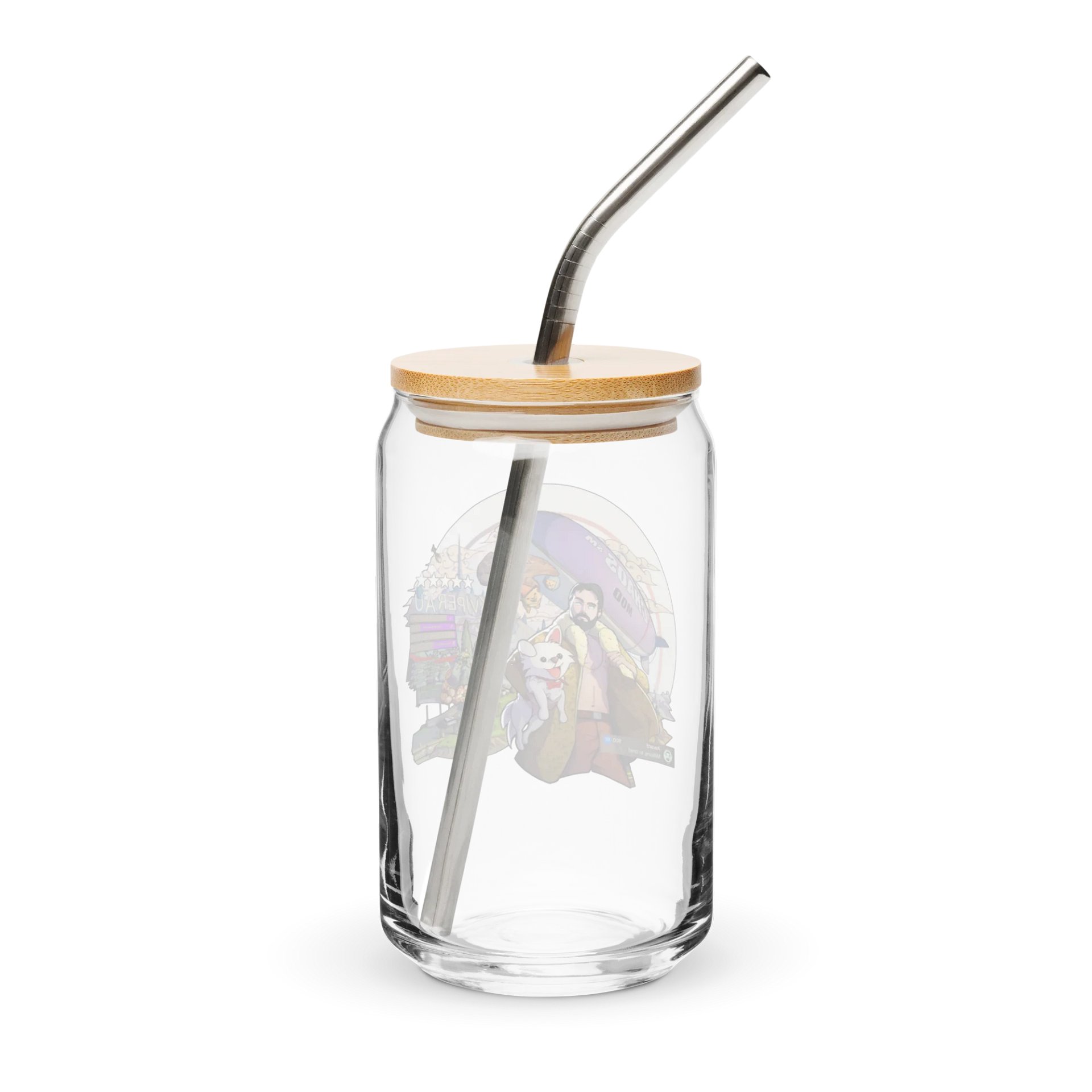 Chaos mod hero Glass Cup product image (2)