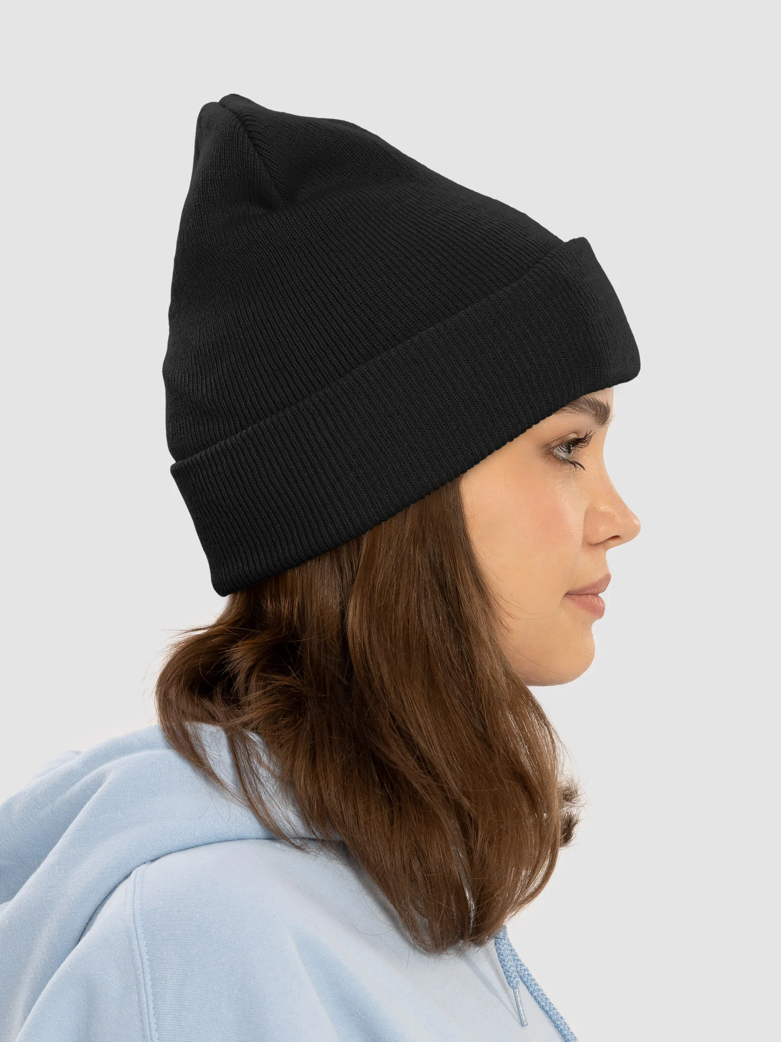 White Logo Beanie product image (6)